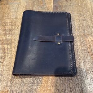 A5 Distressed Leather Portfolio